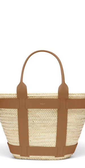 DeMellier Maxi Santorini Tote Bag in Deep Toffee Smooth at Nordstrom