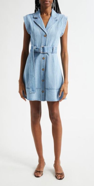 Derek Lam 10 Crosby Derek Lam 10 Crosby Lya Belted Denim Dress in Skyler at Nordstrom, Size 00