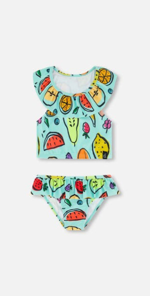 Babysprouts Crop Two Piece Swimsuit - Cherries