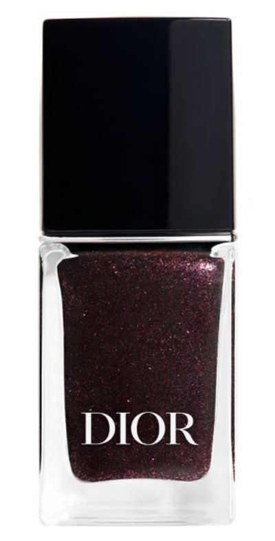 DIOR Vernis Gel Shine Long Wear Nail Lacquer in 900 Black Rivoli