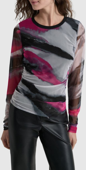 dkny mesh top