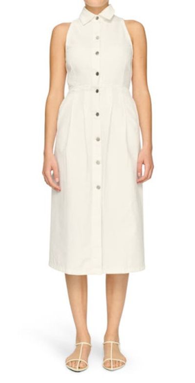 DL1961 DL1961 Daphne Sleeveless Midi Shirtdress in White (Vintage) at Nordstrom