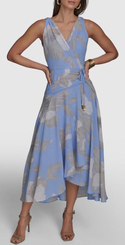 white christmas dresses Floral Belted A Line Midi Dress | Shirt Dress main image 1