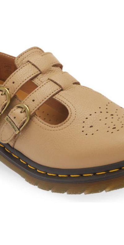 Dr. Martens - 8065 Mary Jane in Savannah Tan Virginia at Nordstrom 
