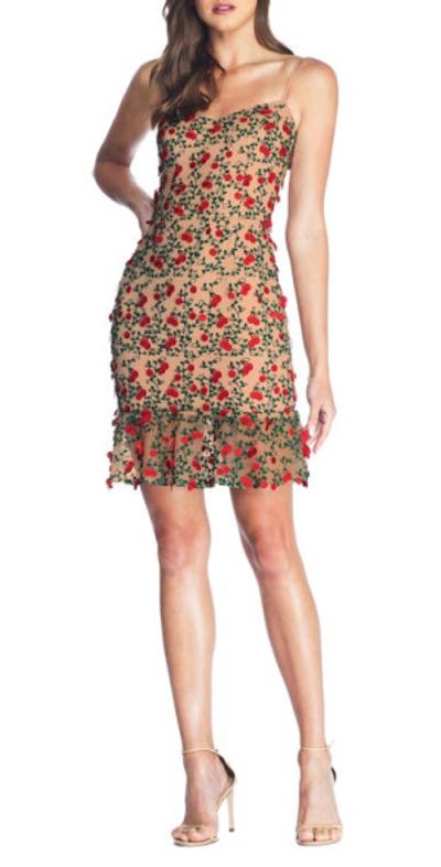 knee length dresses for ladies Yellow Print Mini Dress