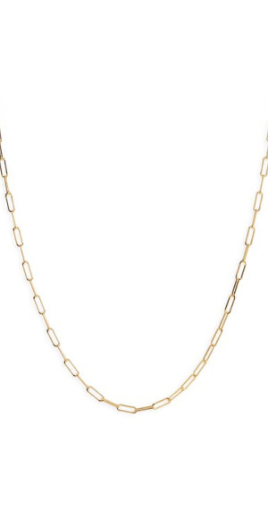 EF Collection Mini Lola Chain Necklace in 14K Yellow Gold at