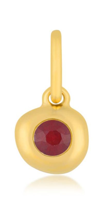 EF Collection EF Collection Single Pillow Charm in 14K Yellow Gold at Nordstrom