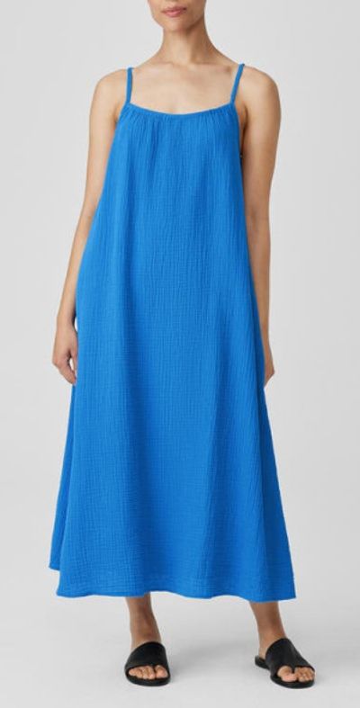white christmas dresses Organic Cotton Lofty Gauze Dress – Eileen Fisher Renew main image 1