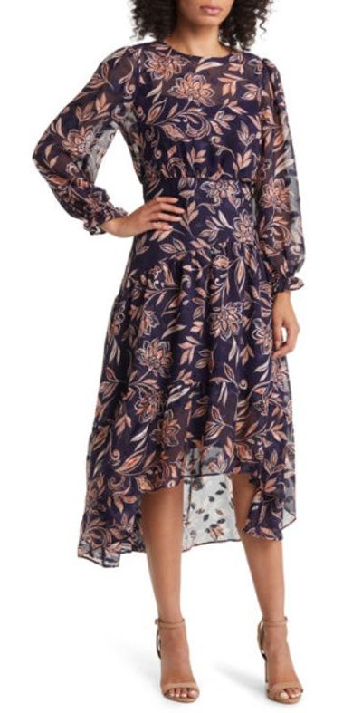 sachin and babi light blue dress FRENCH CONNECTION Alyssa Floral Dress