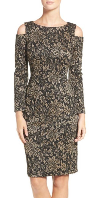 Formal Eliza J Dresses At Nordstrom Eliza J Metallic Knit Sheath