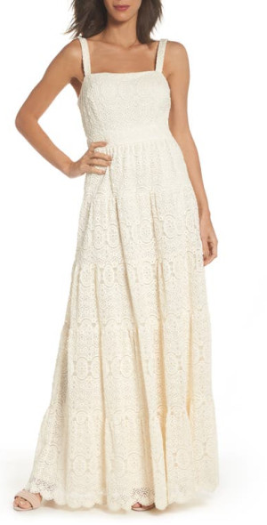 Maxi Dress With Nordstrom Ivory Dress Eliza J Tiered Lace Maxi