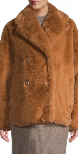 Emilia George Emilia George Maia Faux Fur Coat in Brown at Nordstrom, Size X-Small