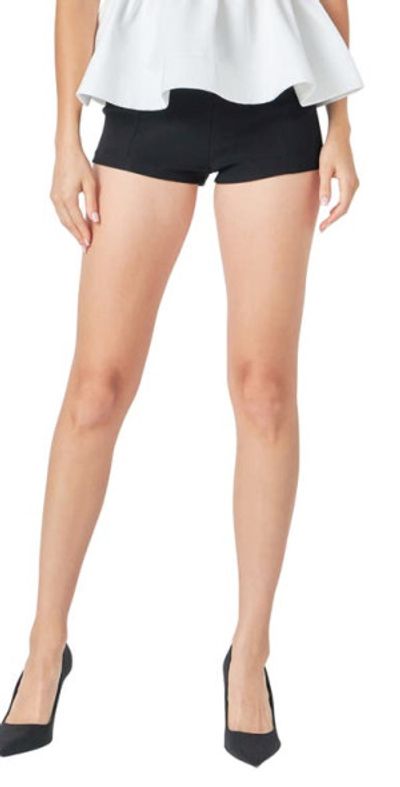Endless Rose Endless Rose High Waist Shorts in Black at Nordstrom, Size X-Small