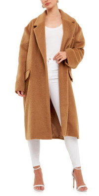 Endless rose cheap faux shearling jacket