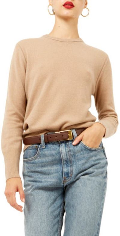 Equipment Equipment Sanni Cashmere Sweater in Camel