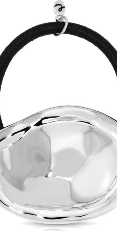 Ettika Ettika Noble Nugget Ponytail Holder in Silver at Nordstrom