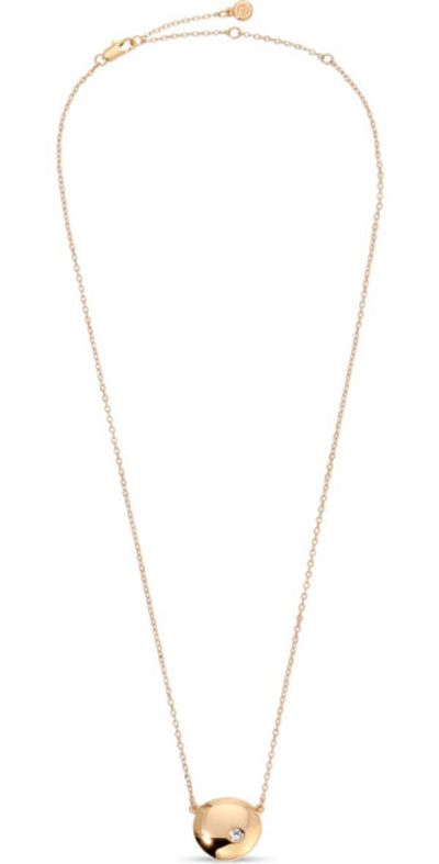 Ettika Skipping Stone Pendant Necklace in Gold at Nordstrom