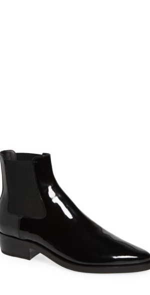 靴 Fear of God Etarnal Cowboy Boot Fear of God - Eternal Cowboy Pointed Toe Patent Chelsea Boot in
