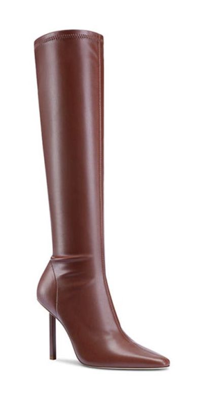 FEMME LA FEMME LA Whistler Pointed Toe Knee High Boot in Coco at Nordstrom, Size 7Us