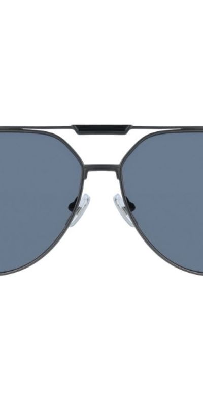 FERRAGAMO FERRAGAMO 62mm Oversize Aviator Sunglasses in Matte Dark Gunmetal at Nordstrom