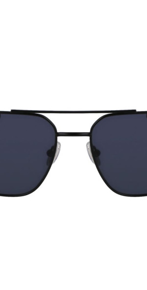 FERRAGAMO Prisma 58mm Navigator Sunglasses in Matte Black at Nordstrom