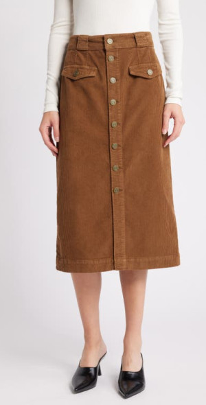 Corduroy skirt nordstrom best sale
