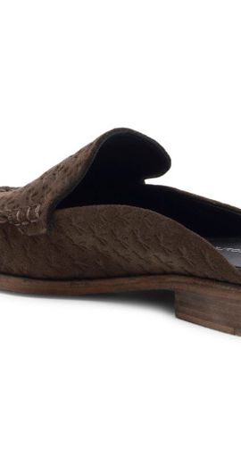 Free People Free People Dragonfly Embossed Loafer in Espresso Suede at Nordstrom, Size 6