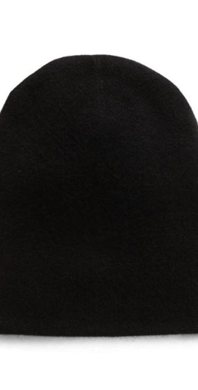 FRENCKENBERGER - Big Cashmere Beanie in Black at Nordstrom display picture 1