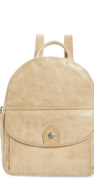 Frye Melissa Mini Leather Backpack in Z dnusand at Nordstrom