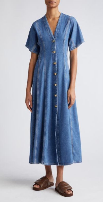 fairy dress long sleeve Prom Dresses Blue A-line Tulle Fairy Dress with Short Sleeves cg22605 –  classygown main image 1