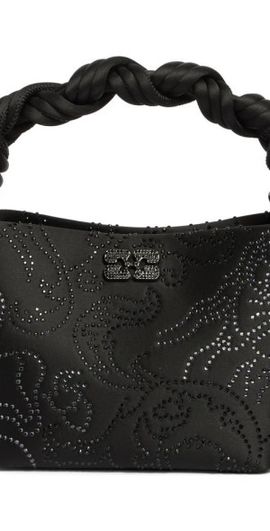 Ganni Ganni Mini Bou Sequin Crossbody Bag in Black at Nordstrom