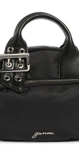 Ganni Ganni Small Bucky Polochon Crossbody Bag in Black at Nordstrom