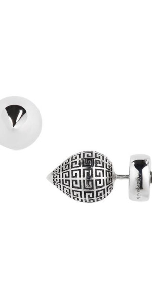 GIVENCHY / 4G SILVERY STUD EARRINGS ピアス Givenchy - Men's 4G Mismatched Stud Earrings in Silvery at Nordstrom
