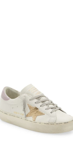 靴 GOLDEN  LAMINATED HI STAR 36 靴 GOLDEN LAMINATED HI STAR 36 Golden Goose - Hi Star leather low