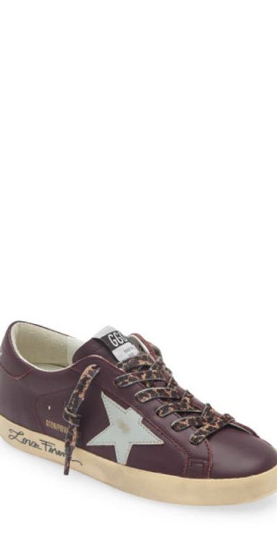 Golden Goose Super-Star Sneaker in Plum/Aquamarine at Nordstrom