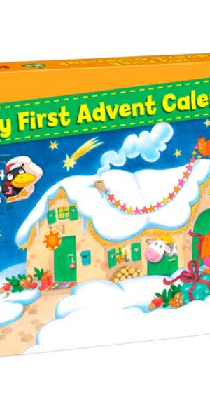 HABA My First Advent Calendar Farmyard in Yellow Multi at Nordstrom