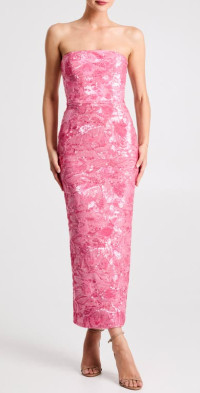 Helsi - Vivi Strapless Beaded Fit & Flare Midi Dress