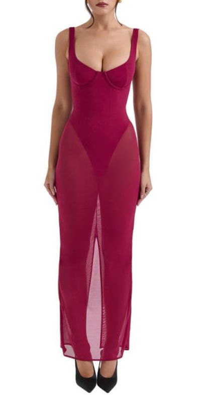 strapless open back dress House of CB main image 0