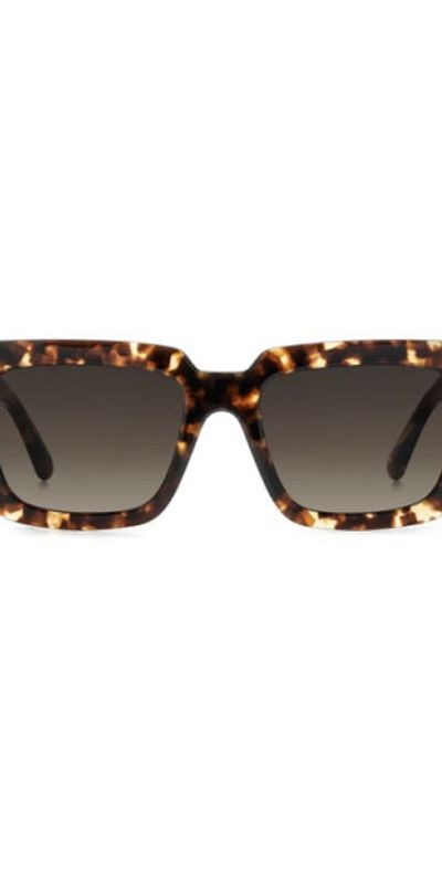 Isabel Marant Isabel Marant 55mm Gradient Rectangular Sunglasses in Havana/Brown Sf at Nordstrom