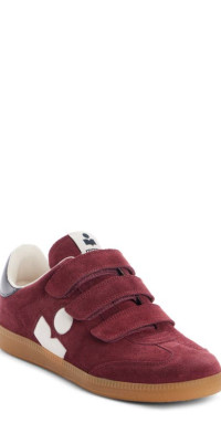 Isabel Marant Isabel Marant Beth Low Top Sneaker in Burgundy/Ecru at Nordstrom, Size 5Us