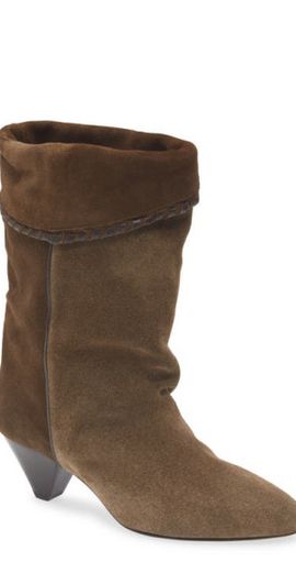Isabel Marant Isabel Marant Dalby Slouchy Boot in Bronze at Nordstrom, Size 7Us