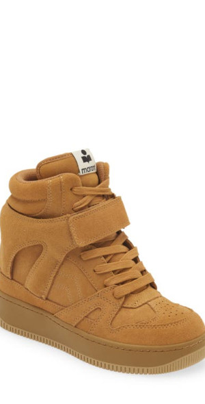 靴 unknown inheel sneaker ISABEL MARANT Im3 sneakers Woman cognac | ISABEL MARANT Official online store