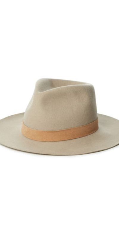 Janessa Leoné Janessa Leoné Ross Wool Fedora in Clay at Nordstrom, Size Small