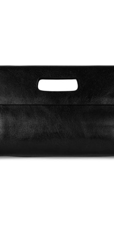 Jeffrey Campbell Jeffrey Campbell Toolbox Leather Clutch in Black at Nordstrom