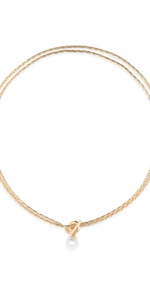 Jenny Bird - Amelia Wrap Chain Necklace in High Polish Gold