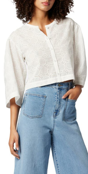 joie eyelet top