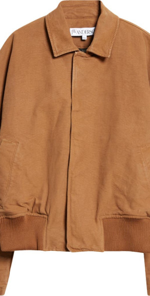 JW Anderson - Cotton Canvas Blouson Jacket in Tobacco at