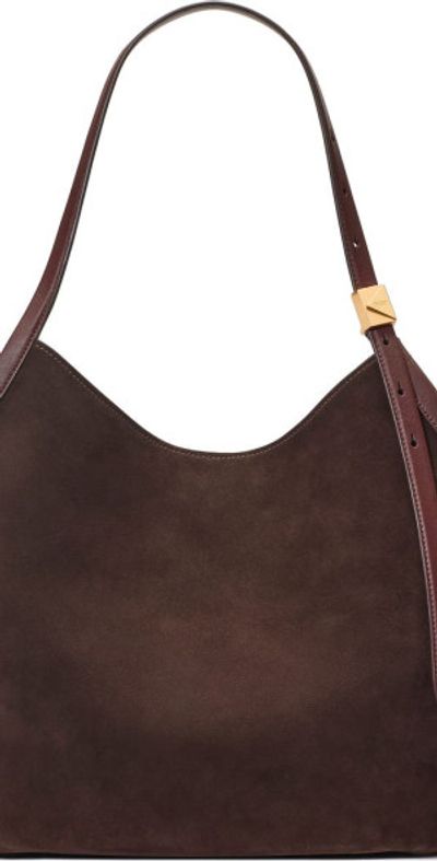 Kate Spade New York deco suede tulip tote in Hot Fudge at Nordstrom