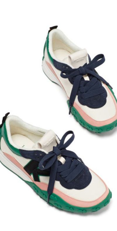 Kate Spade New York Kate Spade New York k as in kate sneaker in Cream/Verdant Green at Nordstrom, Size 5