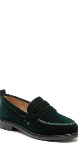Kelsi Dagger Brooklyn Kelsi Dagger Brooklyn Lens Penny Loafer in Dark Green at Nordstrom, Size 5.5